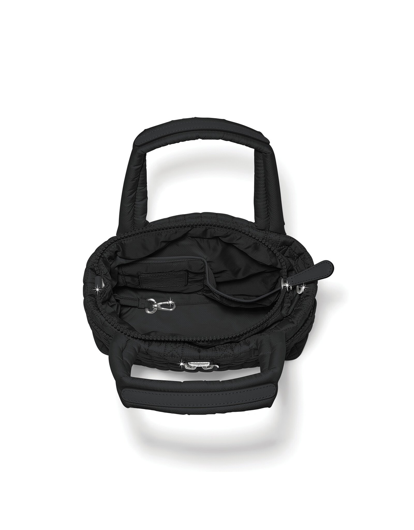 Brighton Brighton H55323 Black Heart Beat Adrienne Small Tote