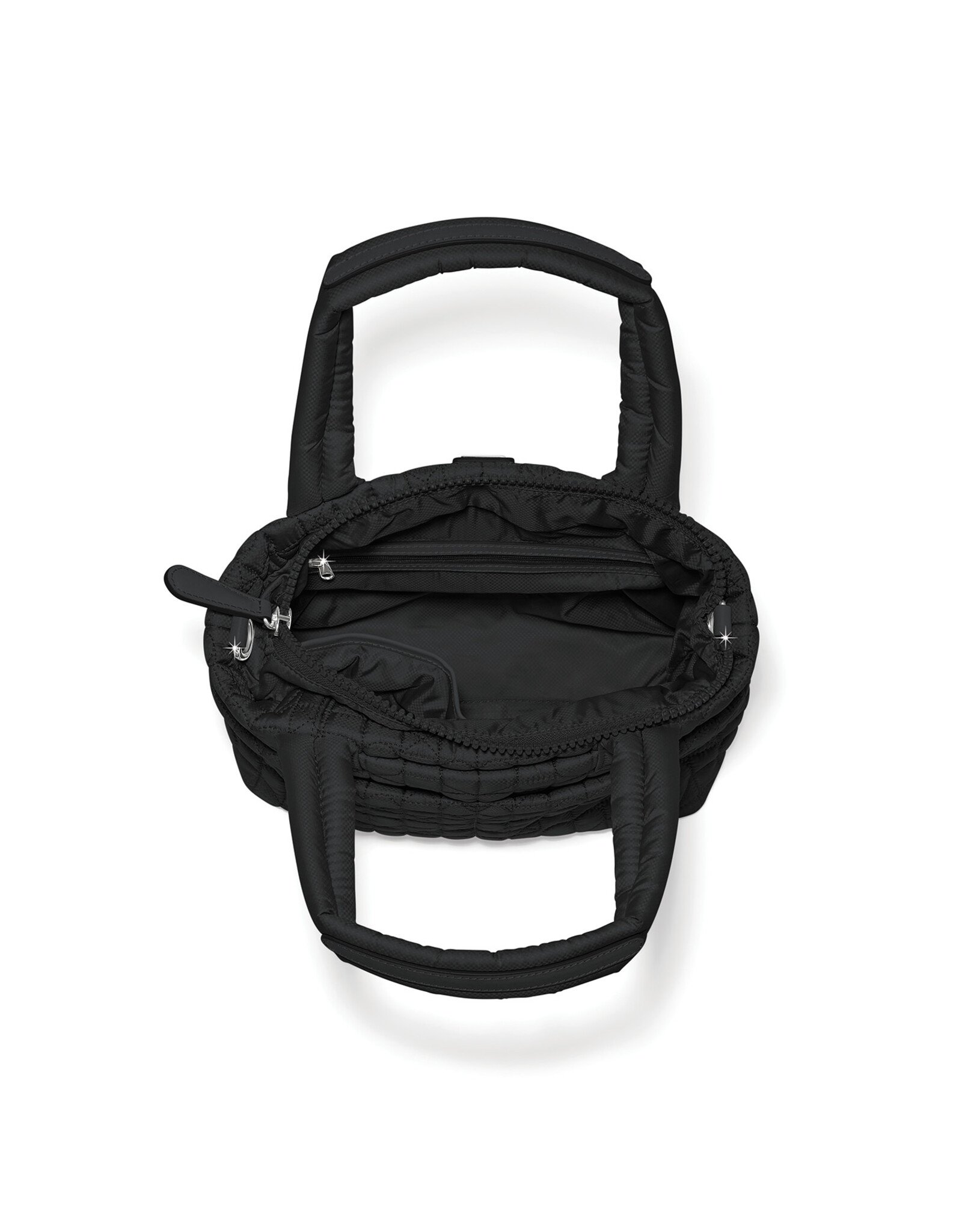 Brighton Brighton H55323 Black Heart Beat Adrienne Small Tote