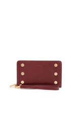 Hammitt Hammitt Bryant Wallet Cherrywood Pebble Brushed Gold
