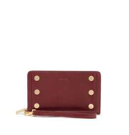Hammitt Hammitt Bryant Wallet Cherrywood Pebble Brushed Gold