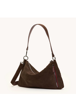 Hammitt Hammitt 18683 Kyle Med Belted Suede Gunmetal