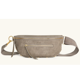 Hammitt Hammitt 17368 Charles Crossbody Med Pewter Brushed Gold