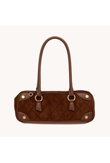 Hammitt Hammitt 18999 Meredith Small Chocolate Diamond Suede