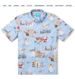 Reyn Spooner Reyn M686812525 Frosty the Snowman Button Front Shirt
