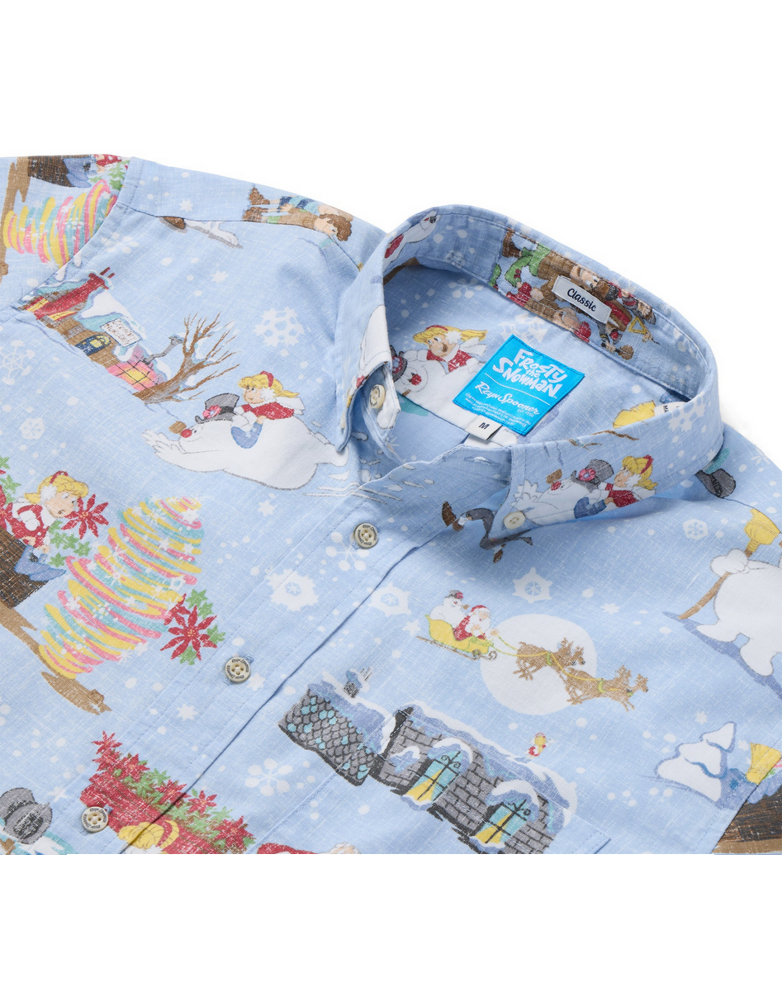 Reyn Spooner Reyn M686812525 Frosty the Snowman Button Front Shirt