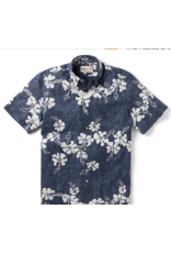 Reyn Spooner Reyn M199012524 0005 Navy 50th State Flower Button Front