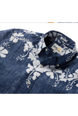 Reyn Spooner Reyn M199012524 0005 Navy 50th State Flower Button Front