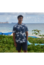 Reyn Spooner Reyn M199012524 0005 Navy 50th State Flower Button Front