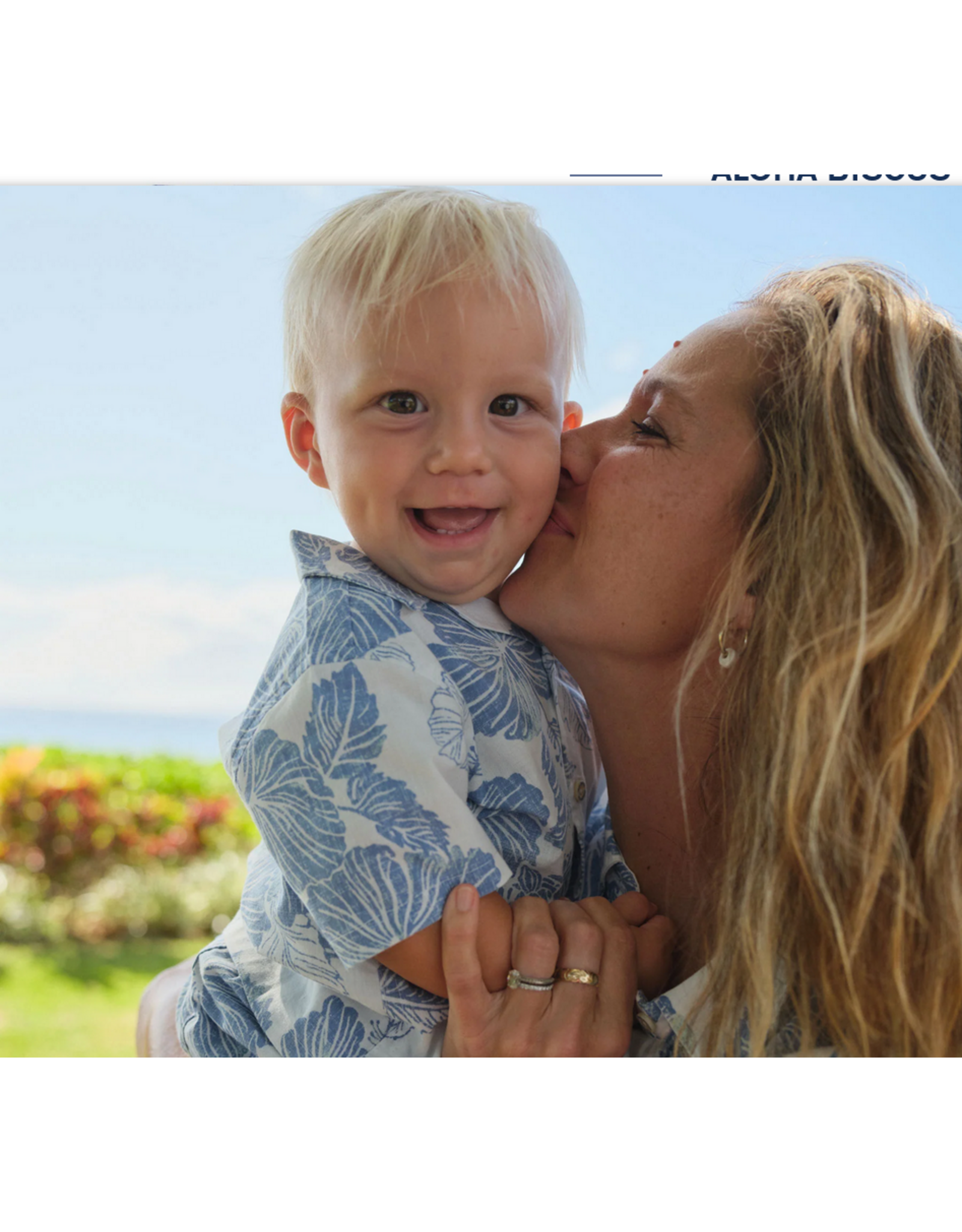 Reyn Spooner Reyn K543029025 Aloha Biscus Toddler Set White