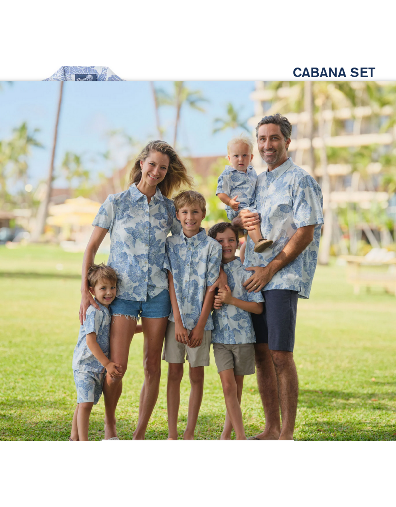 Reyn Spooner Reyn K43029025 Aloha Biscus Toddler Set White