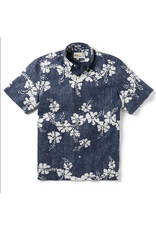 Reyn Spooner Reyn M199012524 0005 Navy 50th State Flower Button Front