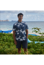 Reyn Spooner Reyn M199012524 0005 Navy 50th State Flower Button Front