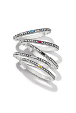 Brighton Brighton JF021D Pretty Tough Gem Crystal Hinged Bangle