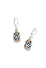 Brighton Brighton JA0242 Interlok Harmony Two Tone Leverback Earrings