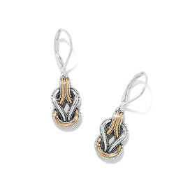 Brighton Brighton JA0242 Interlok Harmony Two Tone Leverback Earrings