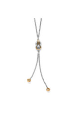 Brighton Brighton JM0105 Interlok Harmony Two Tone Lariat Necklace