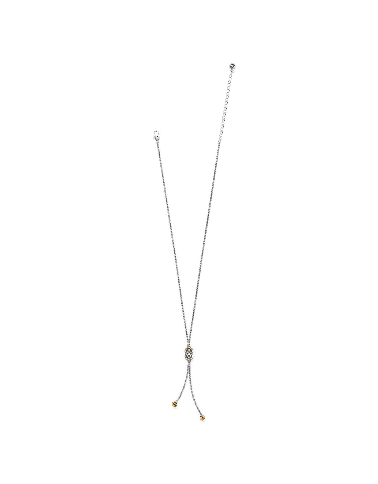 Brighton Brighton JM0105 Interlok Harmony Two Tone Lariat Necklace