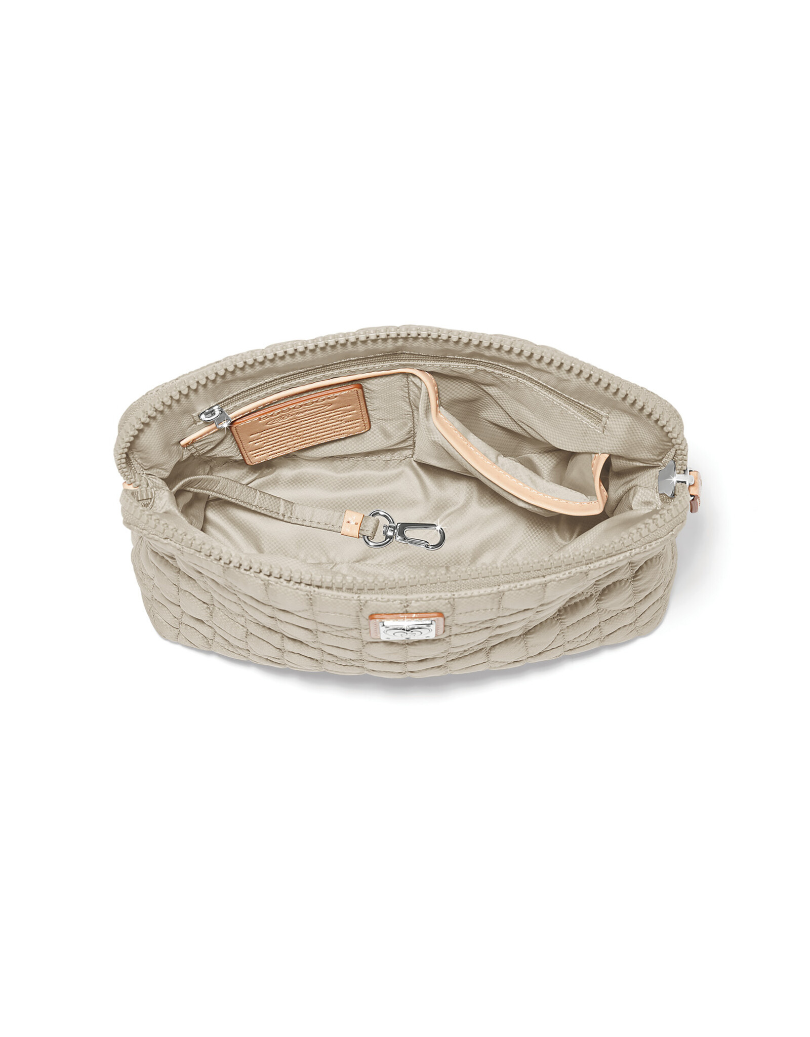 Brighton Brighton H1656B Buff Heart Beat Alina Medium Crossbody