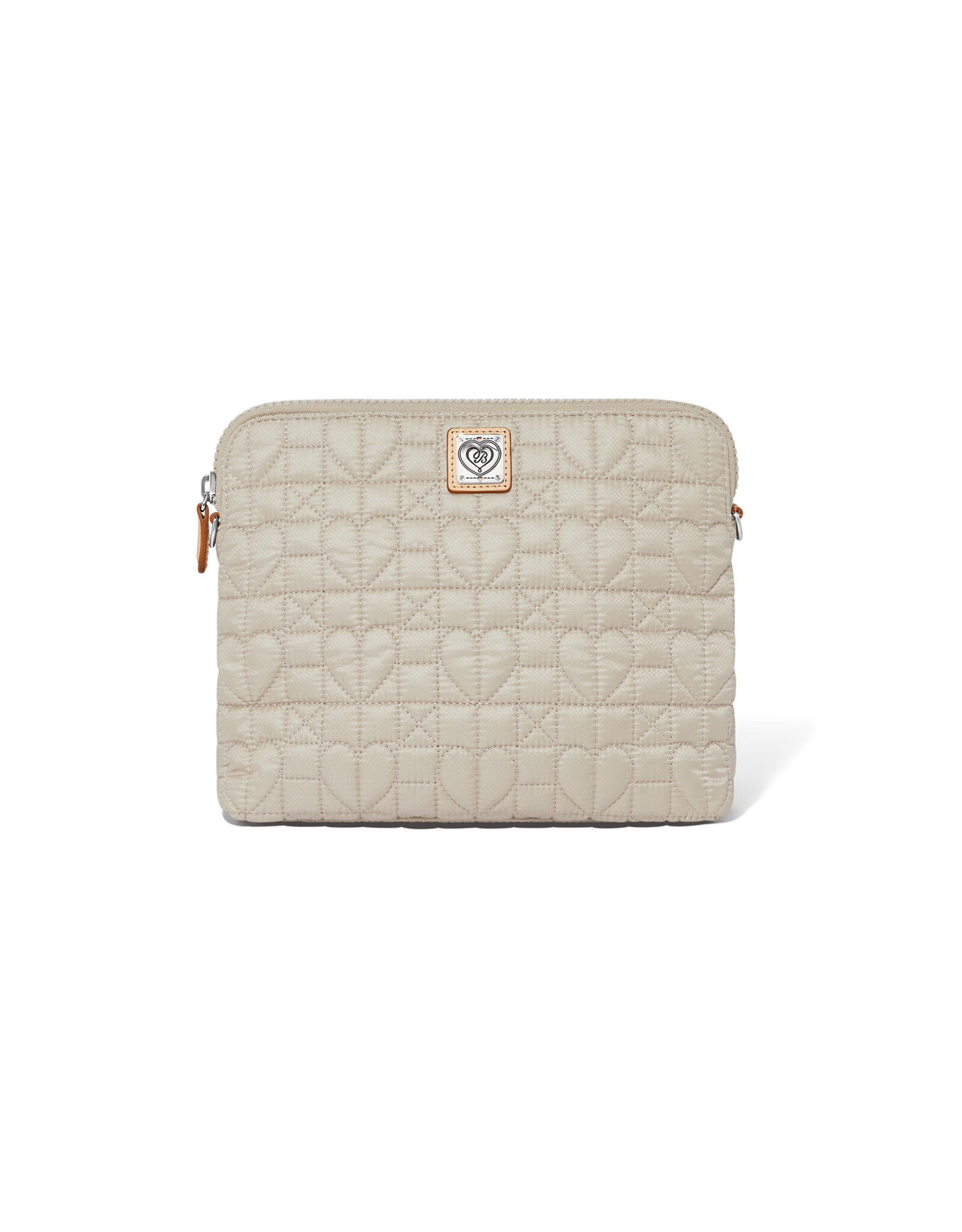 Brighton Brighton H1656B Buff Heart Beat Alina Medium Crossbody