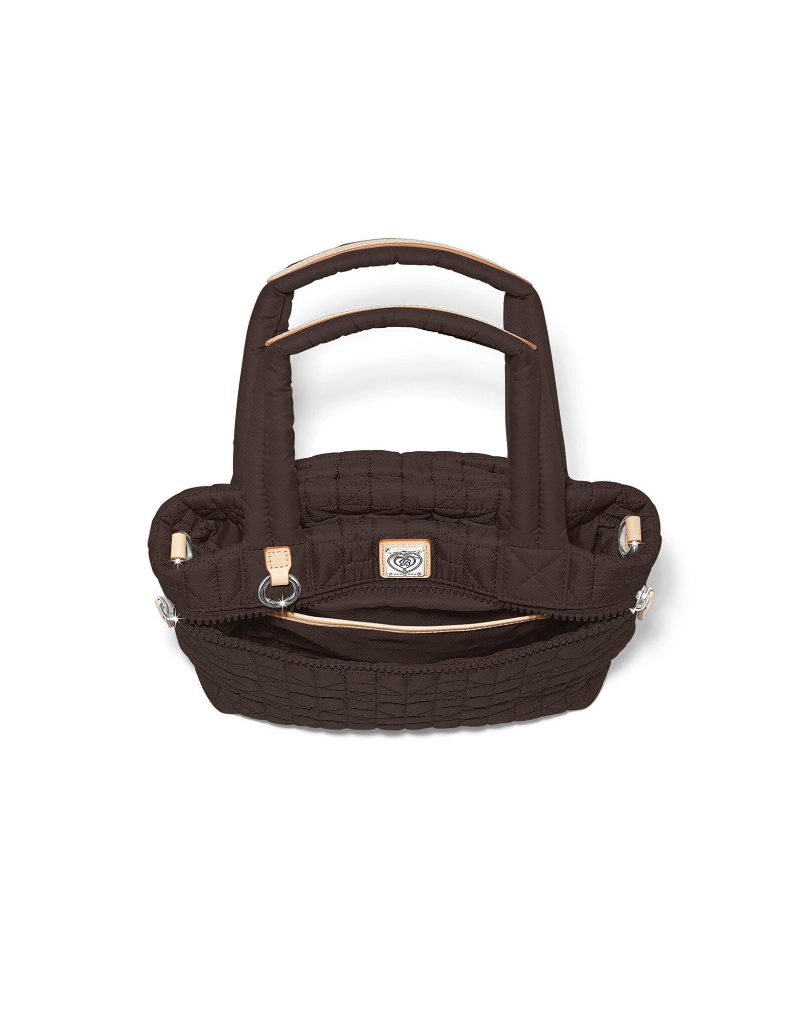 Brighton Brighton H55328 Cocoa Heart Beat Adrienne Small tote