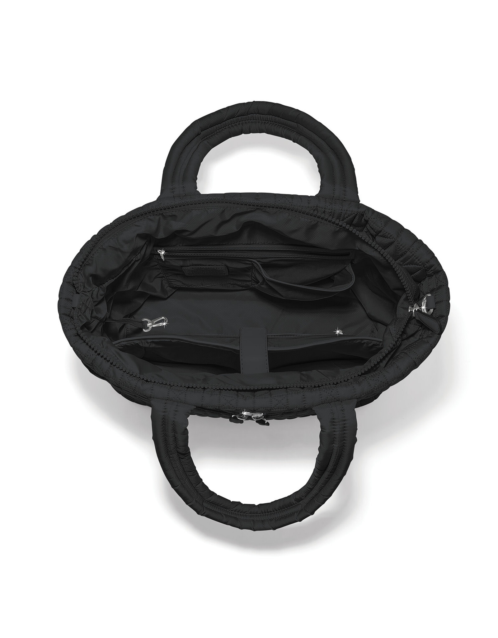 Brighton Brighton H55343 Black Heart Beat Amara Large Tote