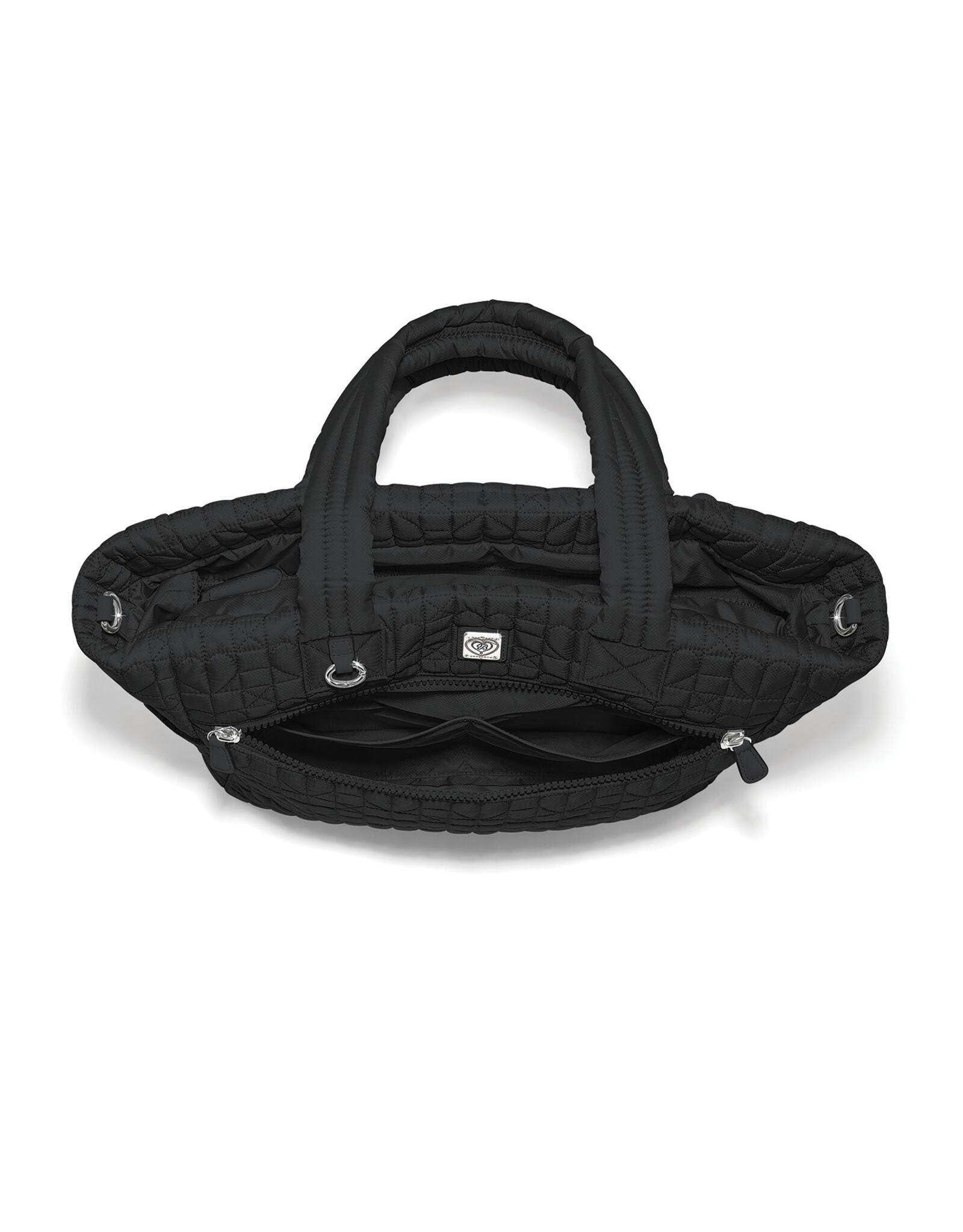 Brighton Brighton H55343 Black Heart Beat Amara Large Tote