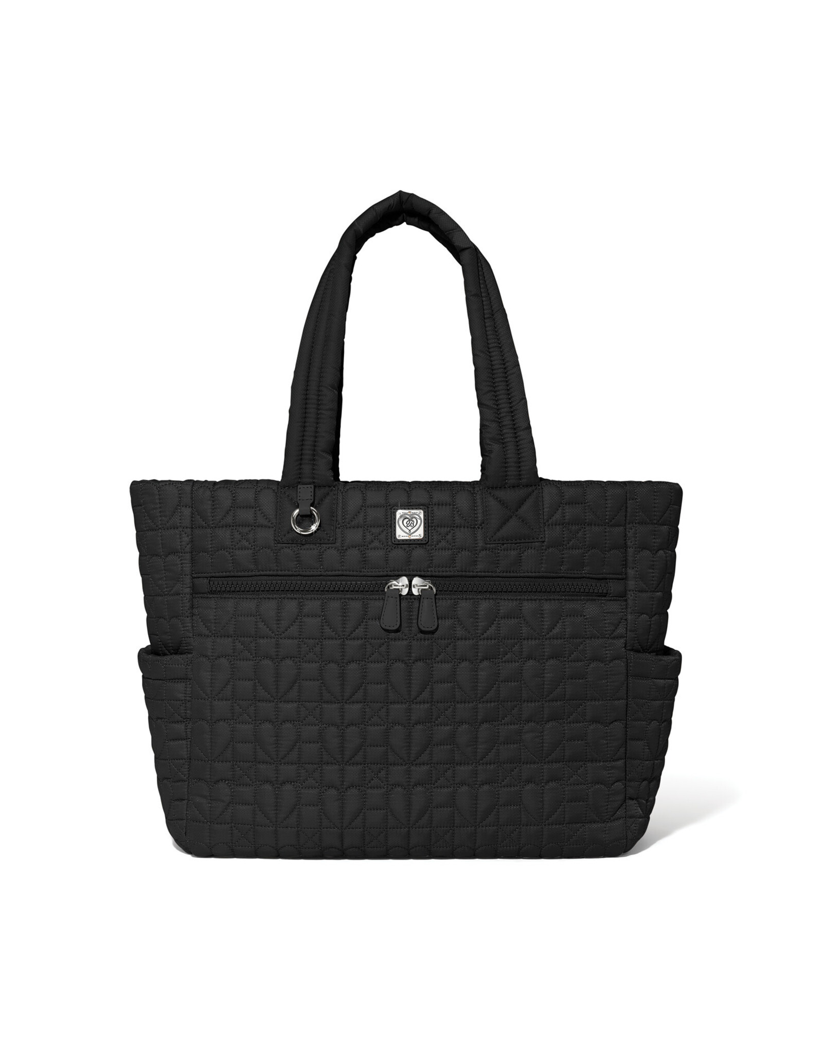 Brighton Brighton H55343 Black Heart Beat Amara Large Tote