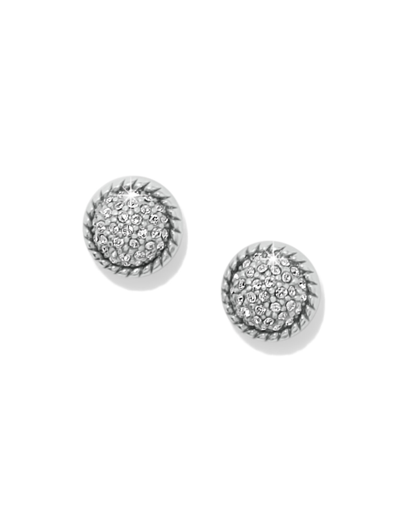 Brighton Brighton JA0257 Illumina Celeste Dome Silver Post Earrings