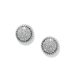 Brighton Brighton JA0257 Illumina Celeste Dome Silver Post Earrings