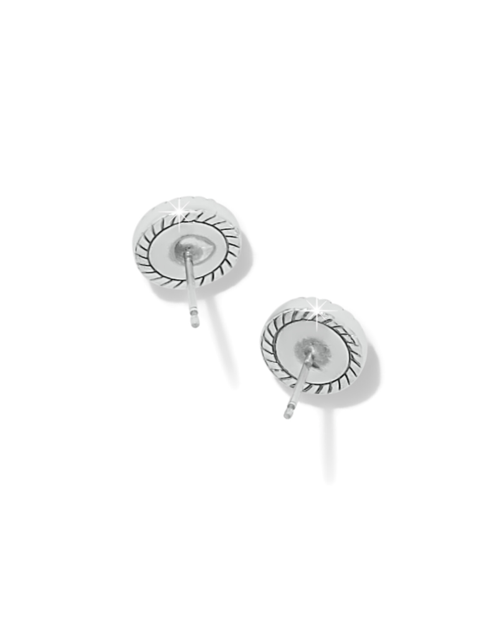 Brighton Brighton JA0257 Illumina Celeste Dome Silver Post Earrings