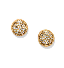 Brighton Brighton JA0258 Illumina Celeste Dome Gold Post Earrings