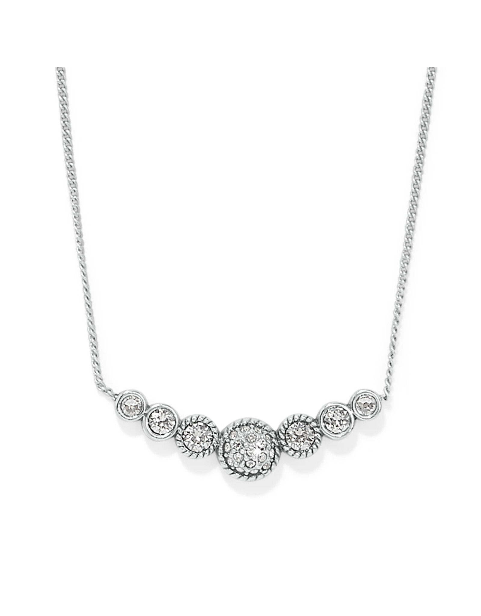 Brighton Brighton JM0135 Illumina Celeste Bar Silver Necklace