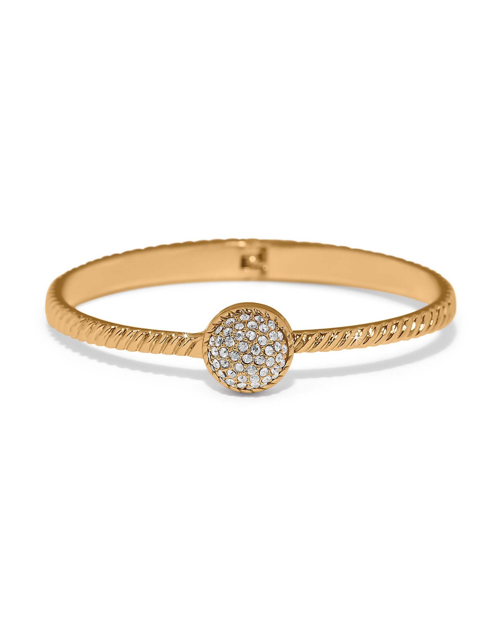 Brighton Brighton JF0400 Illumina Celeste Dome Gold Hinged Bangle