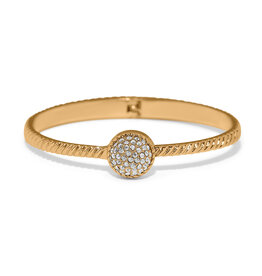 Brighton Brighton JF0400 Illumina Celeste Dome Gold Hinged Bangle