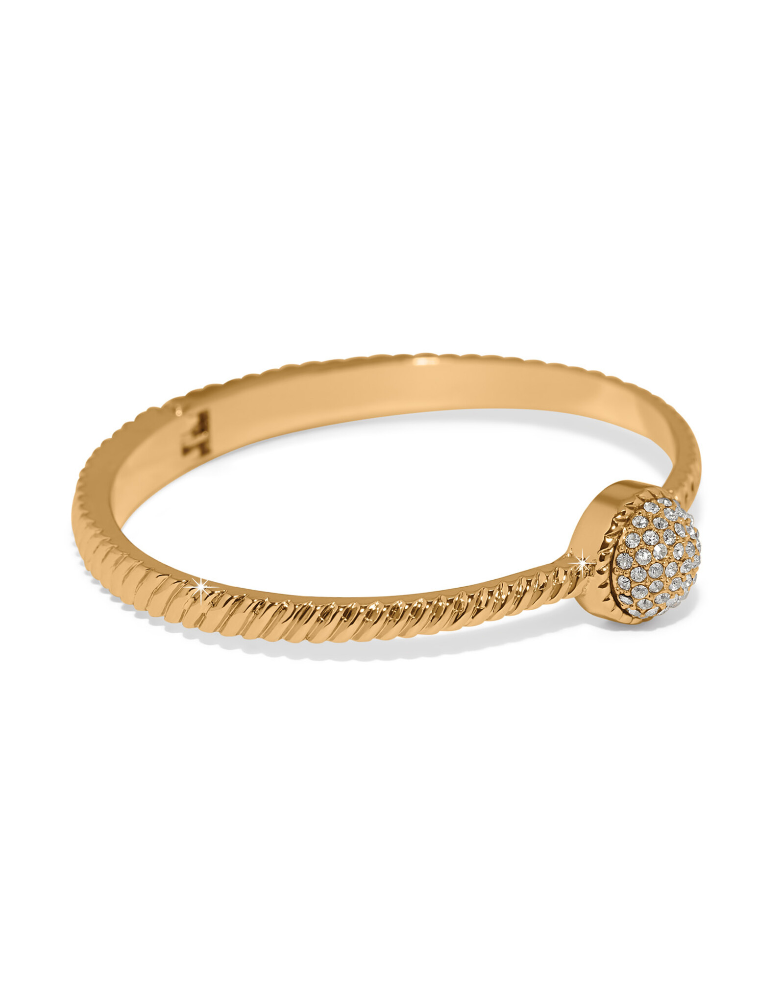 Brighton Brighton JF0400 Illumina Celeste Dome Gold Hinged Bangle