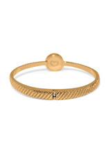 Brighton Brighton JF0400 Illumina Celeste Dome Gold Hinged Bangle