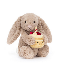 Jellycat Jellycat BAS3BEBB Bashful Beige Bunny Birthday