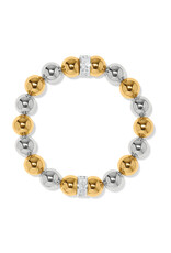 Brighton Brighton JF0293 Meridian Silver Gold Stretch Bracelet