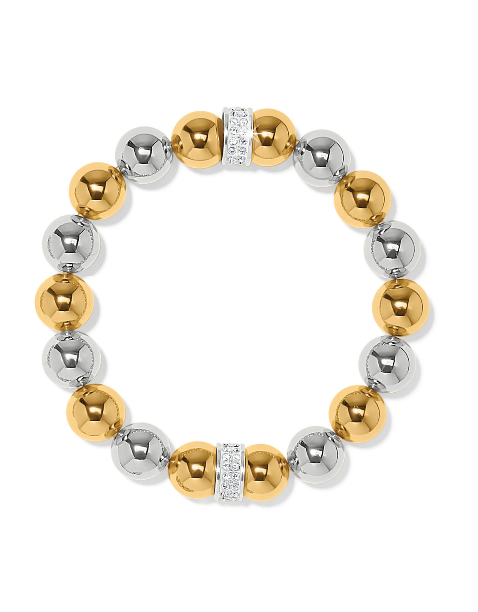 Brighton Brighton JF0293 Meridian Silver Gold Stretch Bracelet