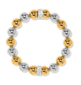 Brighton Brighton JF0293 Meridian Silver Gold Stretch Bracelet