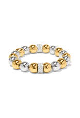 Brighton Brighton JF0293 Meridian Silver Gold Stretch Bracelet