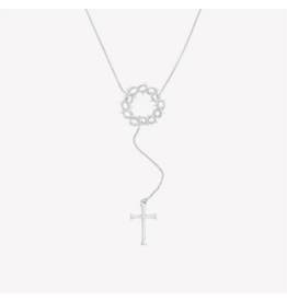 Rizen Rizen 390004SS Crown of Thorns Y Necklace