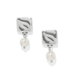 Brighton Brighton JA0280 Cascade Cuadra Pearl Post Drop Earrings
