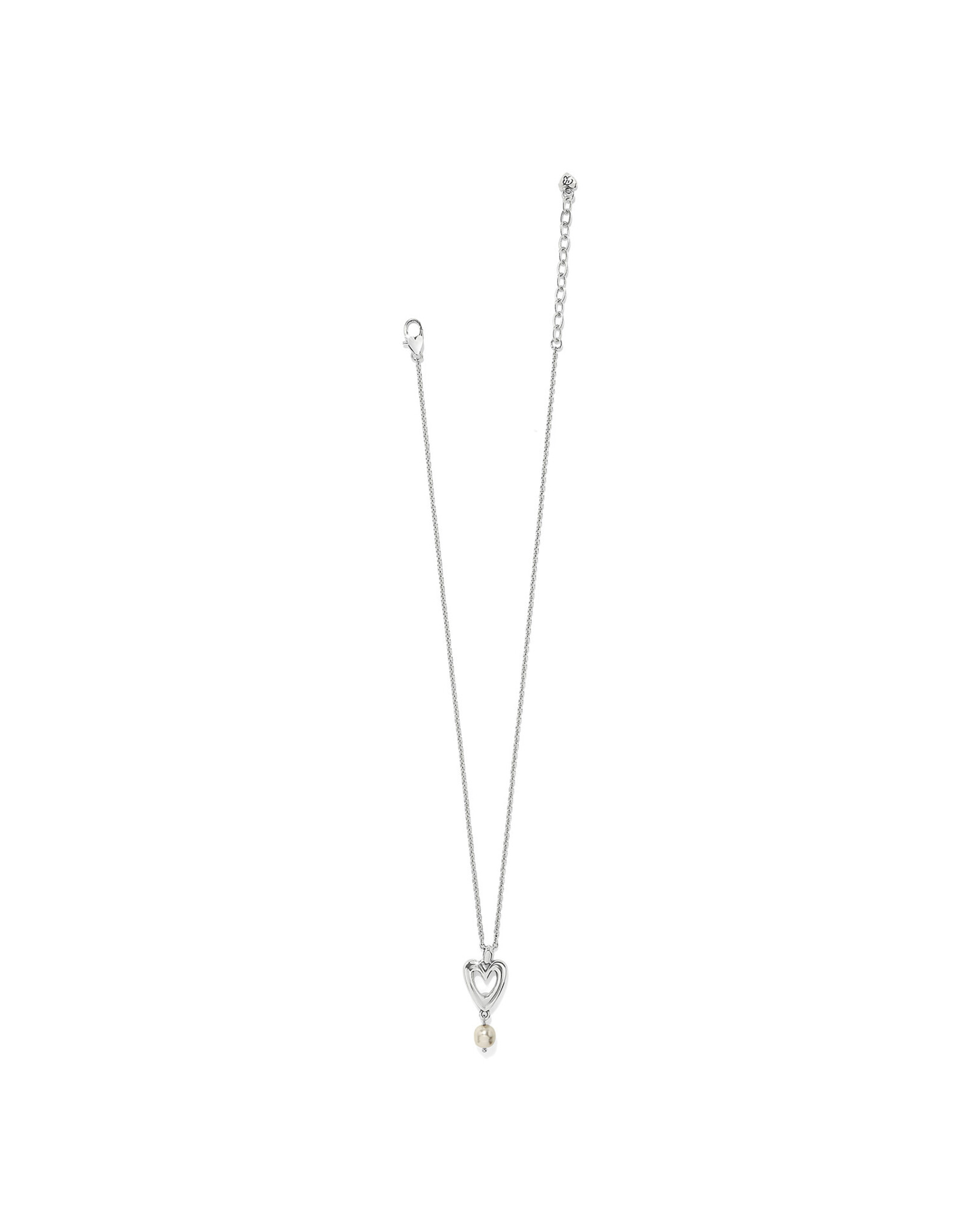 Brighton Brighton JM0174 Cascade Open Heart Pearl Petite Necklace