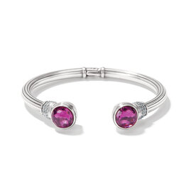 Brighton Brighton JF0221 Meridian Aurora Petite Hinged Bangle Amethyst