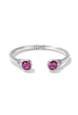 Brighton Brighton JF0221 Meridian Aurora Petite Hinged Bangle Amethyst