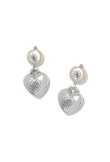 Brighton Brighton JA0277 One Heart Pearl Post Drop Earrings