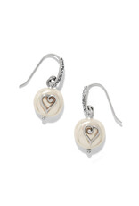 Brighton Brighton JA0278 One Heart Pearl French Wire Earrings
