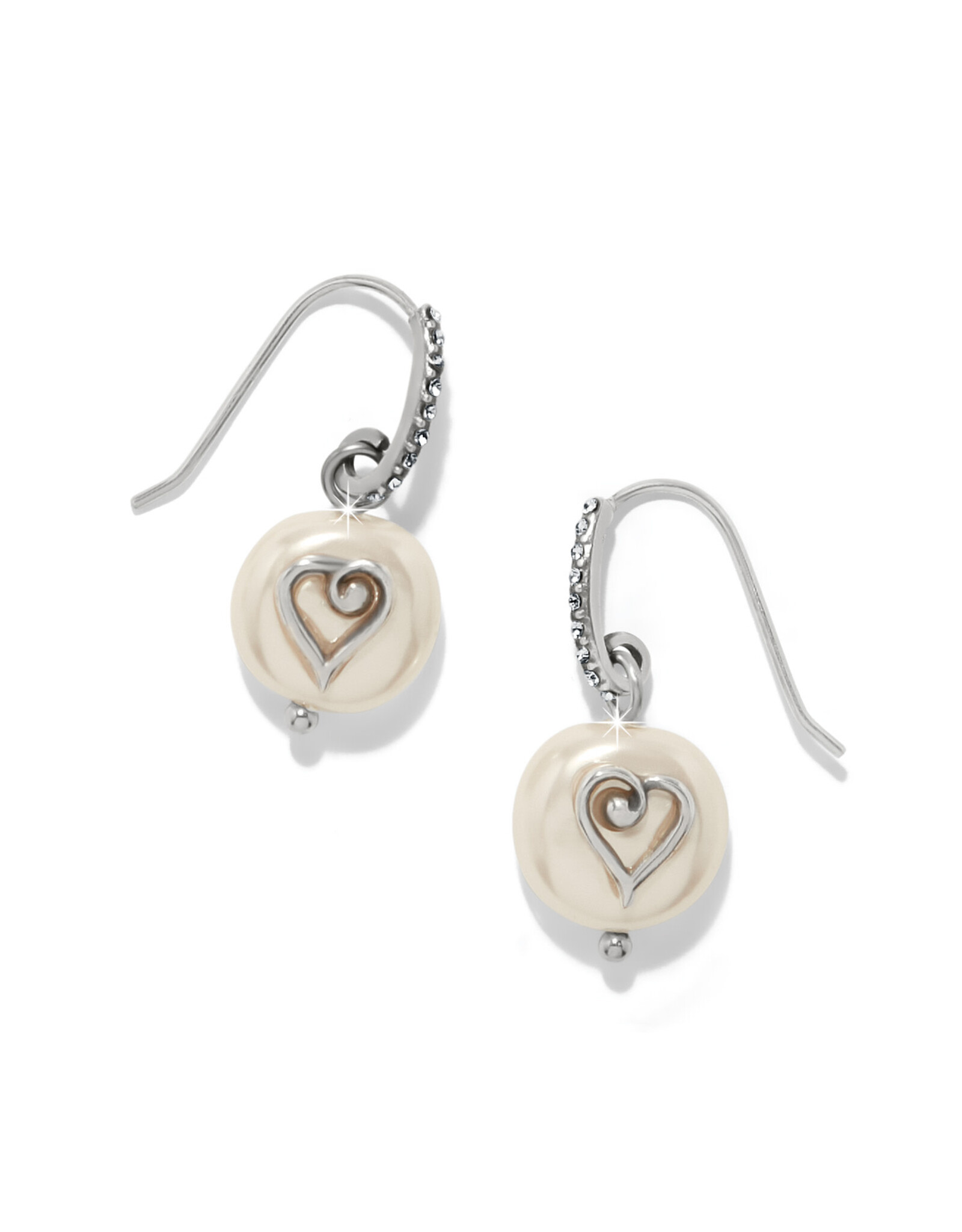 Brighton Brighton JA0278 One Heart Pearl French Wire Earrings