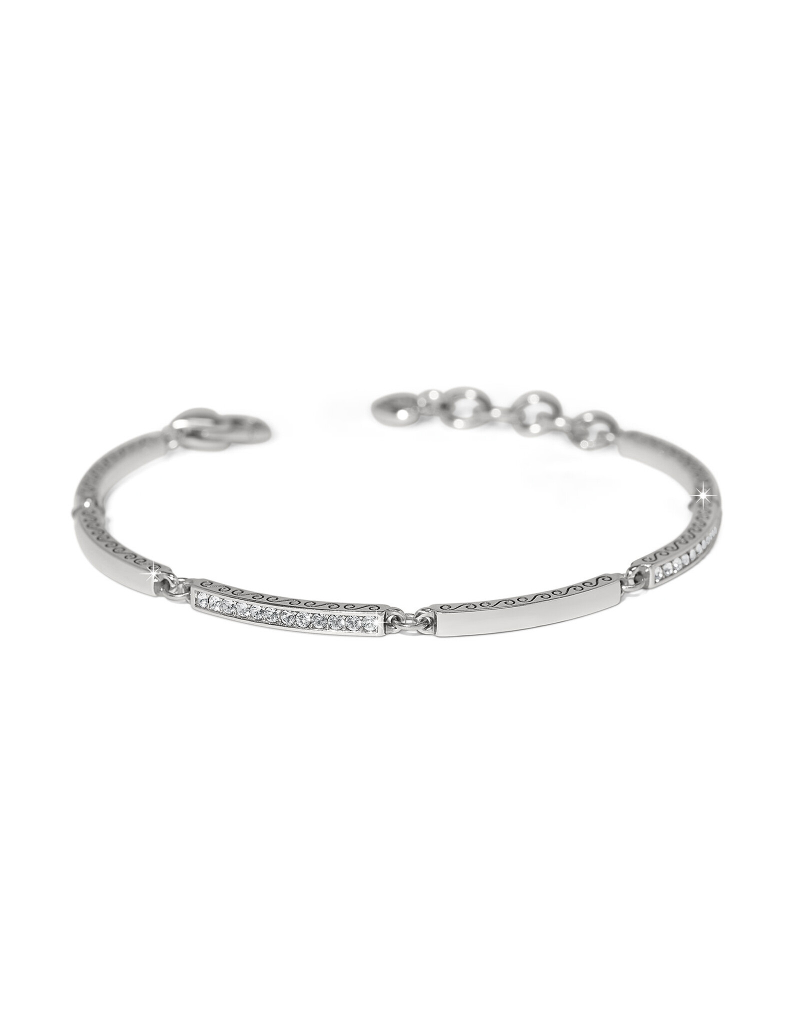 Brighton Brighton JF0415 Meridian Geo Bar Silver Bracelet